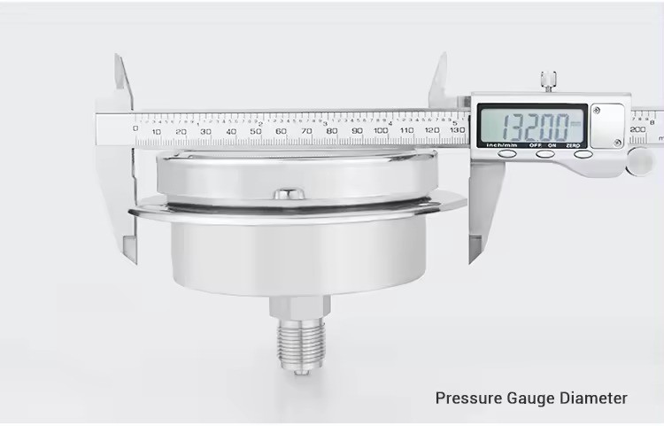 High Precision Axial Pressure Meter Gauge for Air and Liquid 0-1 to 0-100 kpa Zhejiang