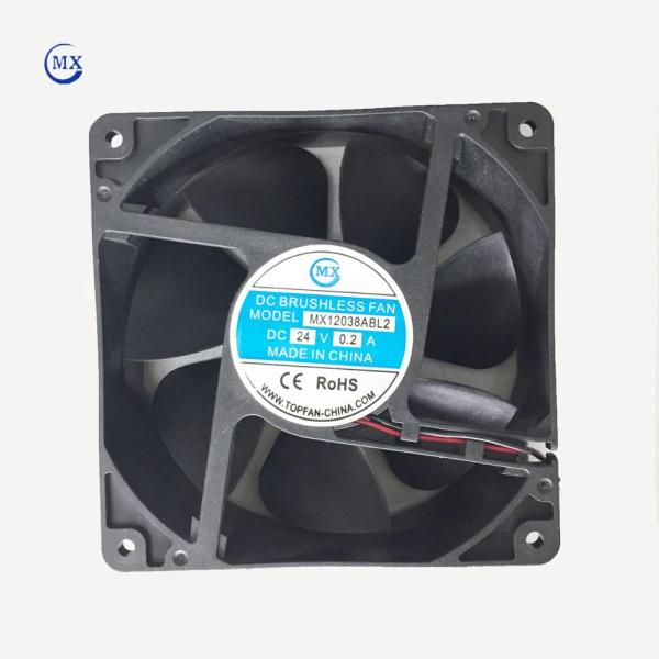 4.72 Inch Axial 24v Dc Motor Brushless 120mm Case Fan Low Noise 120 X 120 X 38mm