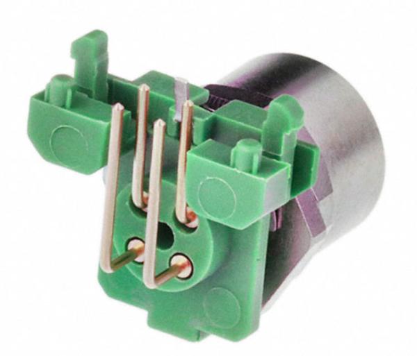 21033814440 Conector circular M12 para montagem traseira