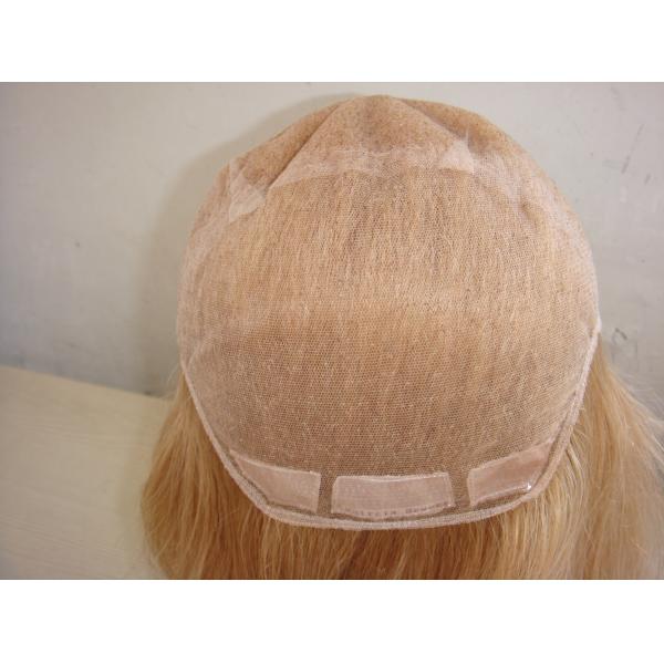 Customized 100% Human Hair Straight Blonde Wig Lace Front