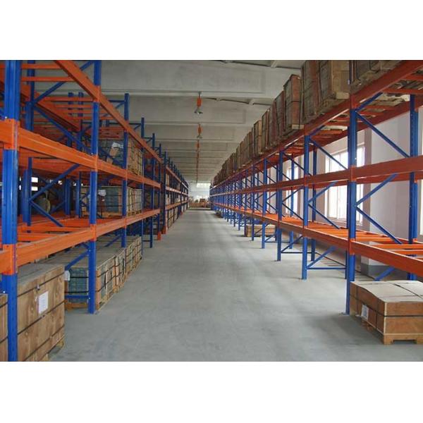 Industrial Adjustable Heavy Duty Pallet Racks Double Deep For Distribution Centers