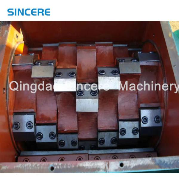 Single Shaft Plastic Shredder Twin Shaft Shredder For Bottle Flakes / Plastic Pipes