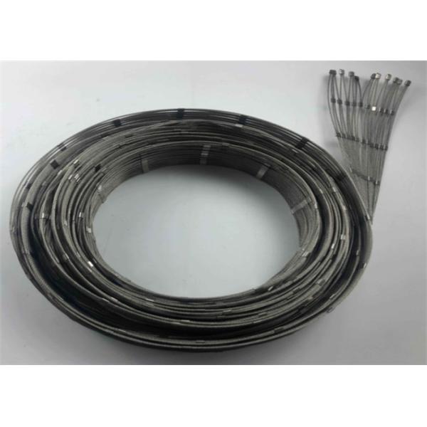 40mm*40mm Hole Size SS316 Stainless Steel Rope Mesh Green Wall For Plant