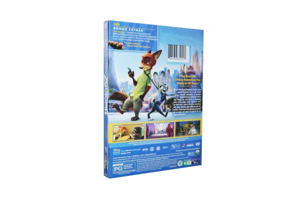 Wholesale Zootopia Kids dvd movie disney children carton dvd box set Tv show withslipcover