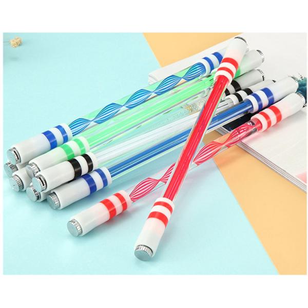 Plastic Luminous Hand Spinner Pen for Stress Relief and Creative Writing Length of 0M