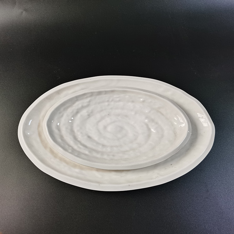 Melamine Oval Plate For Food Dishes With Melamine Moulding Compound