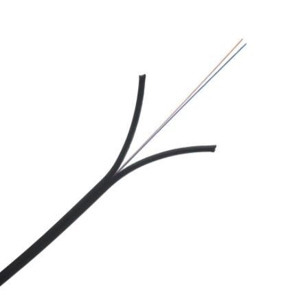 1 2 4 6 Core FTTH Indoor Drop Cable With LSZH Jacket