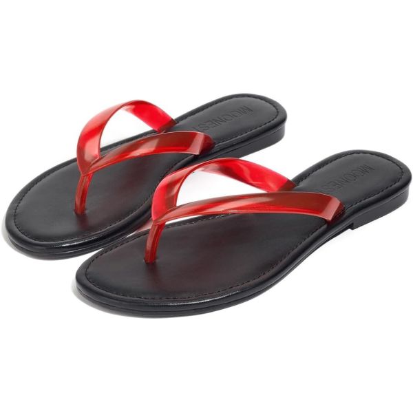 OEM mode souliers de plage pour femmes sandales de plage pour femmes avec dessus en PVC translucide