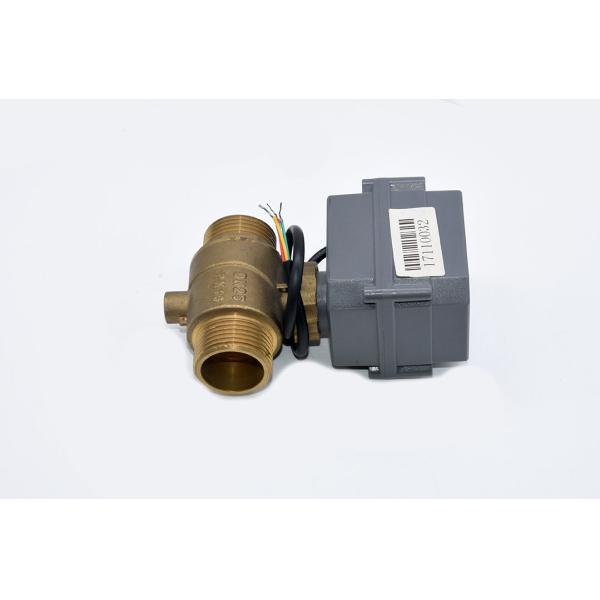 3 Way Brass Mbus Wireless Motorized Ball Valve Normally Open Temperature Control