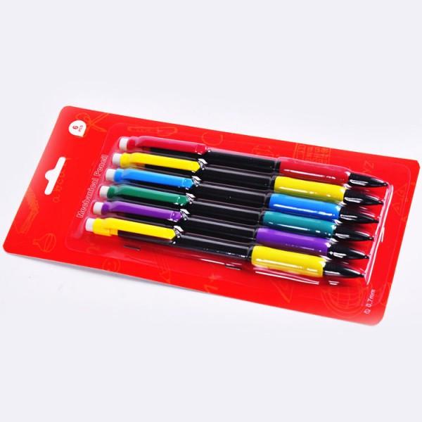 School student stationery promotional good quality mechanical pencil with eraser