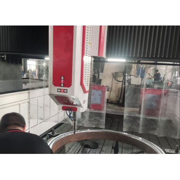 Model PHD4080 Gantry Type Moving CNC Drilling Milling Machine For Heat Exchanger
