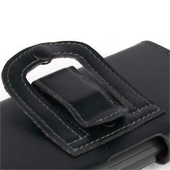 Black Soft Faux Leather Cell Phone Faceplate Covers, Carrying Cases For HTC EVO 4G