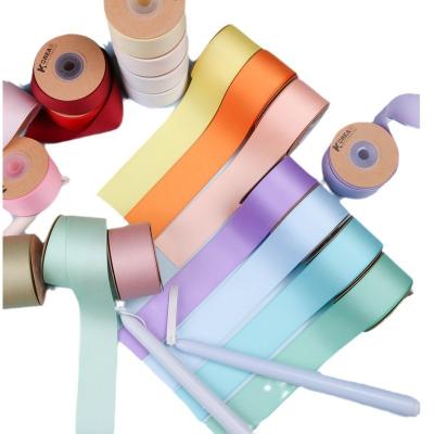 10mm-38mm*50y Polyester Cotton Ribbon Customized Color Cotton Ribbon