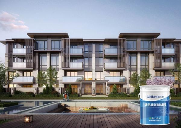 Waterproof Exterior Wall Paint Coating Nano Silicon Thermal Insulation Midcoat 20KG