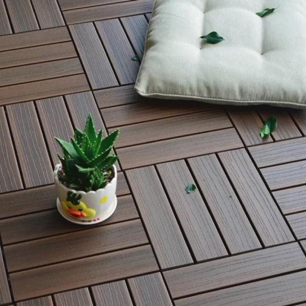 Дий пол Wpc наружные крыльцо плитки покрытия деревянные пластиковые композитные плитки