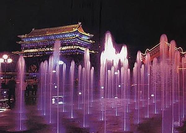 Stainless Steel 304 Lighted Water Fountains / Modern Floor Fountain CE Approval
