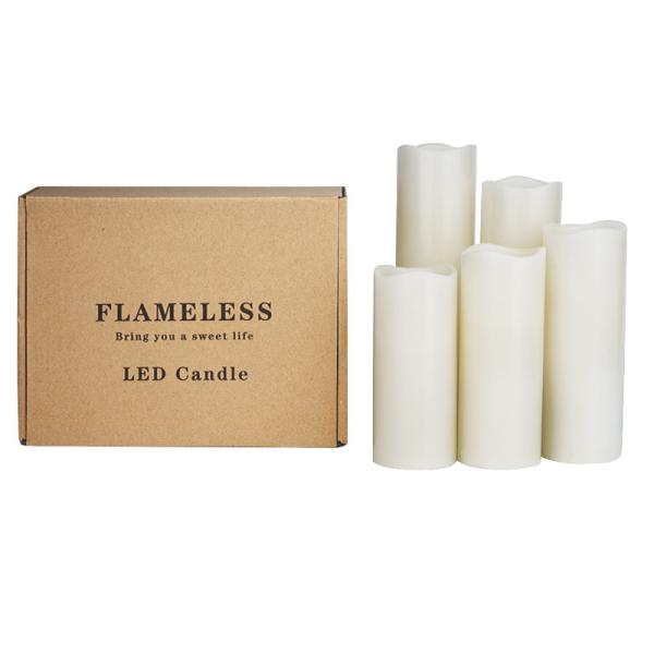 LED Candle Real Wax LED Candles with Remote Control and Battery Operated