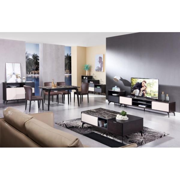 Modern Home Sintered Stone Dining Table Set Furniture With Chairs