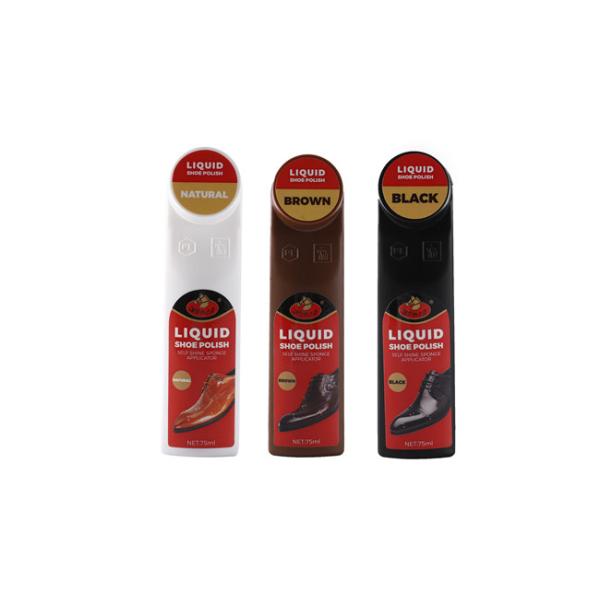 2.46 Fl. Oz. Черный цвет Ликвидный ботинковый лак восстанавливает блеск блеск кожи обувь ботинки блеск кожи карнуба питания