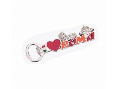 Custom Roma Tourism Souvenir Bottle Opener Fridge Magnet,Die casting zinc alloy customized Italy Roma tourism souvenir