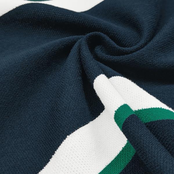 Custom Striped Knitting Fabric for Fashion Dress, China Supplier Sustainable Stripe Pique Fabric for Garment/
