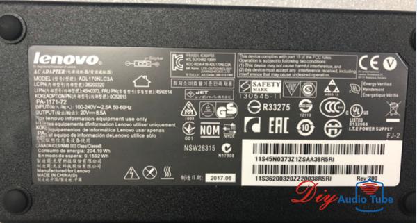 AC adapter Charger Lenovo ThinkPad T540P T550  W540 W541 W700 20V 8.5A 170W Power Supply