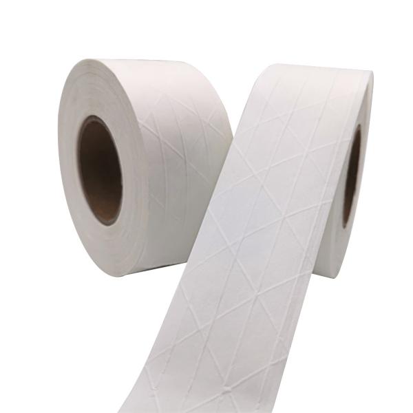 Fita gomada branca do papel de embalagem, Impressão ativada do logotipo da fita da embalagem da fibra de vidro água de papel