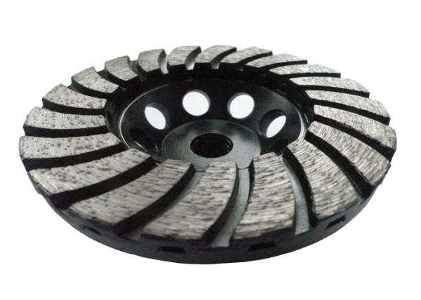 Precision 4.5'' Diamond Turbo Grinding Wheel With Aluminium Base for Marble