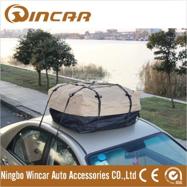 600D Oxford Fabric Car Roof Bag for Touring Travel,Car Roof Luggage Carrier