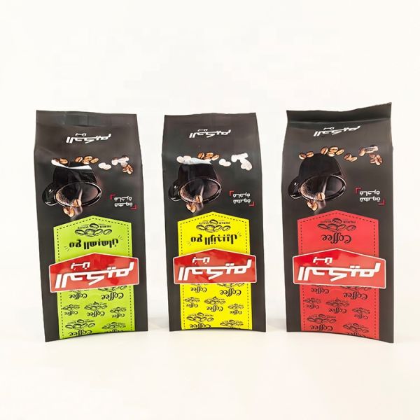 Custom  Printed Food Grade Moisture Proof Resealable Stand up Bags for Coffee Beans & Ground Coffee Freshness Preservation