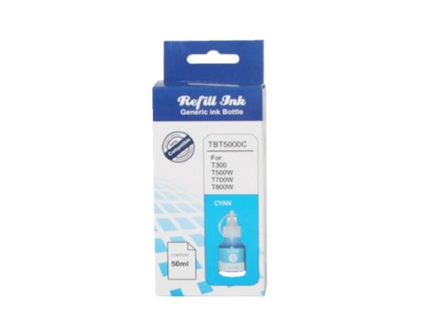 Brother Universal Color Refill Ink , Cyan 100ml Reusable Ink Cartridges BT5000C