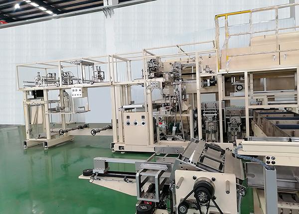 Professional Baby / Adult Diaper Accurate Wrapping Machine Full Servo Motor Control