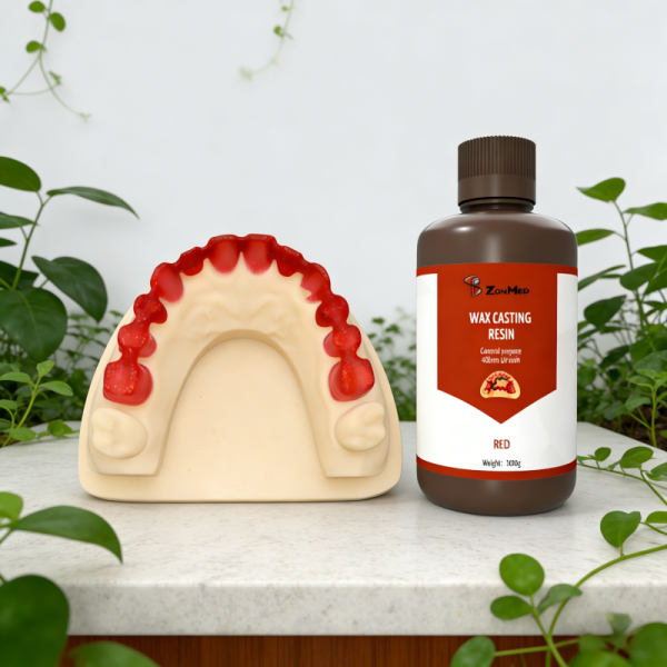 Dental Wax Casting Resin Offering 60s Curing Time and Sintering Temperature 700-900C Perfect for Jewellery Manufacturing