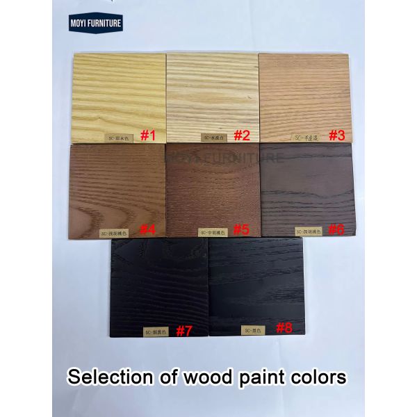 Moyi Ash Solid Wood Low-back Arm Dining Chair