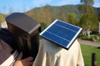 Unité centrale en aluminium de Polonais enduisant Sunbrella extérieur protégeant du vent