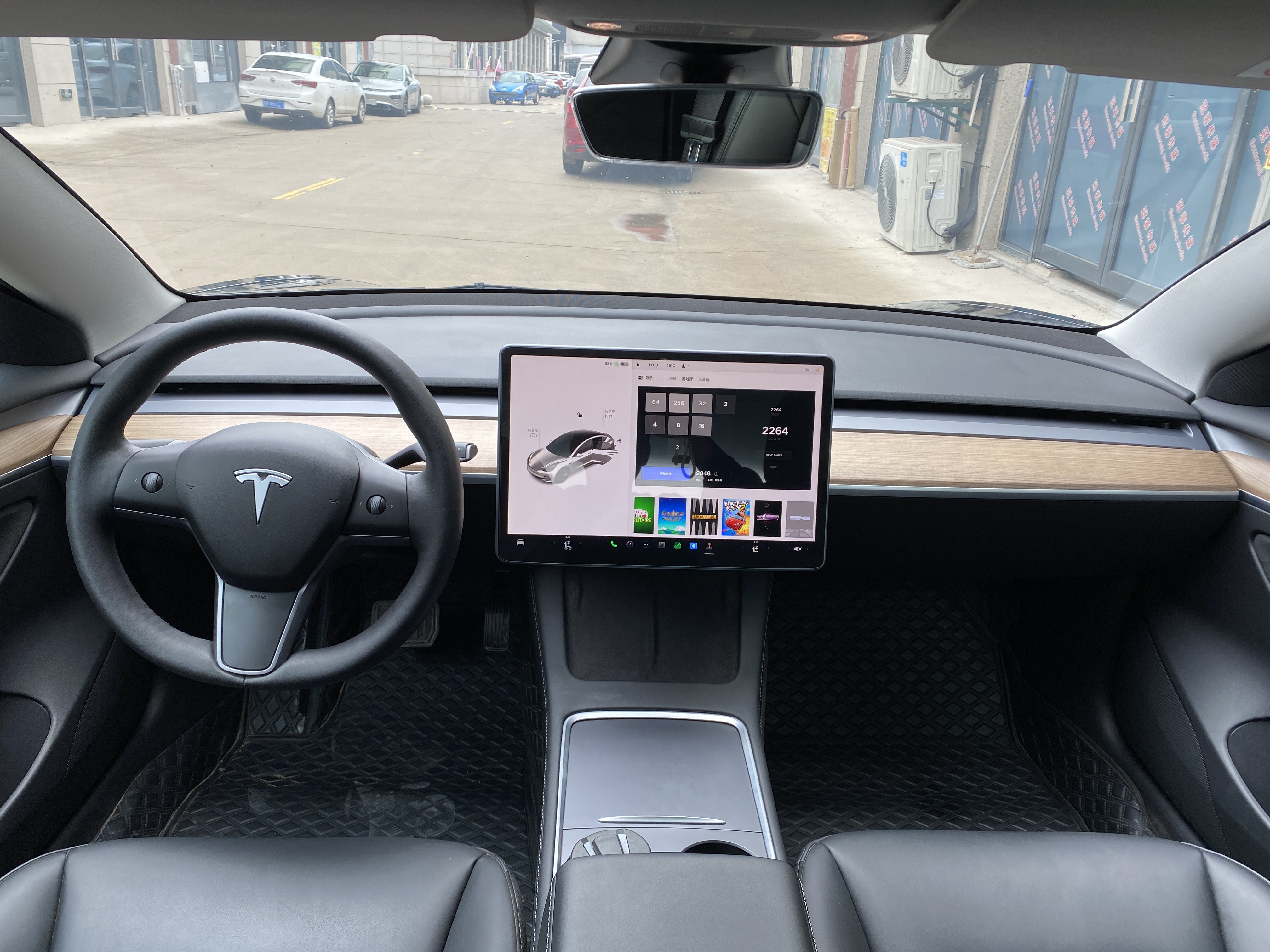 Левое управление рулем руки использовало автомобили 2021 EV черный цвет использовал модель 3 Tesla