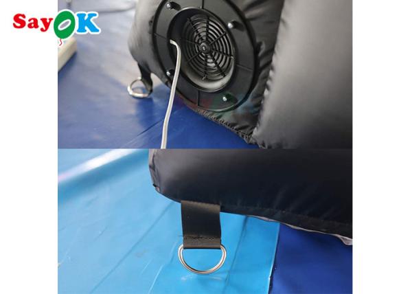 Black Inflatable Tunnel Tent Multi Function For Activities Exhibitions
