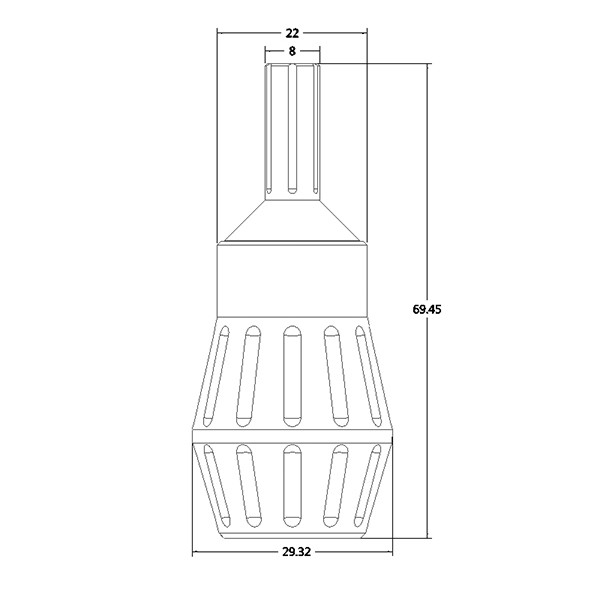 Rose Red 30MM Tattoo Machine Cartridge Grip Adjustable For Tattoo Artist