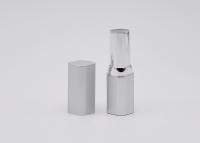 Conteneurs cosmétiques de baume de Matte Silver Square Empty Lip