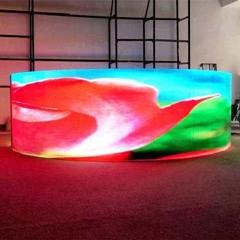 High Resolution P4.81 Curved LED Screen Outdoor Rental 360 Degree LED Display