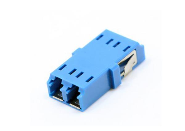 LC Fiber Optic Adapter with Internal Shutter with Flange or Without Flange