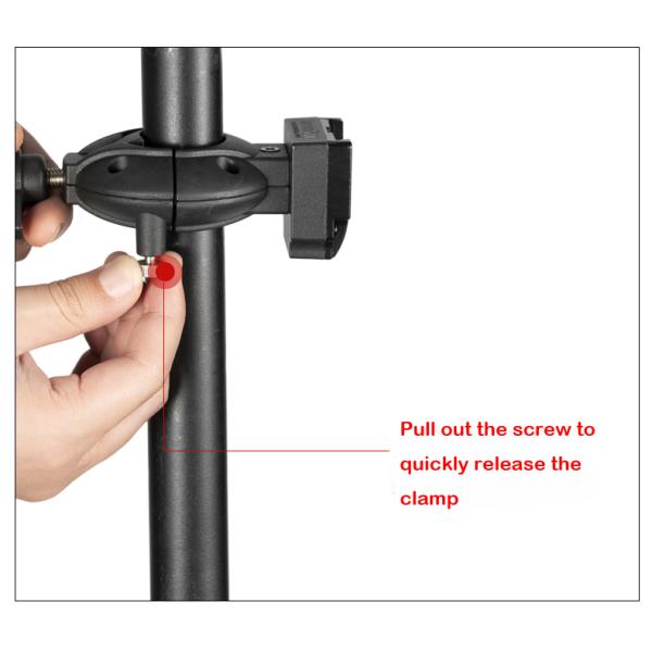 Pipe clamp CA120 with V type mount