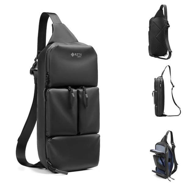 Anti Theft Water Resistant Mens Vest Chest Sling Bags 0.44kg