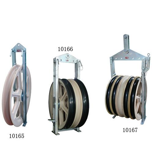Round Belt Cable Pulley Block Dia 1040mm 50-200KN For Protect Cable