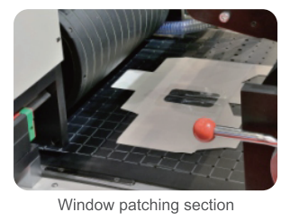 толщина машины 6mm окна бумажной коробки 600x520mm латая