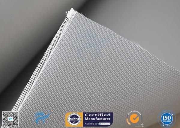 O silicone à prova de fogo livre dos Dobro-lados 590g 0.45mm do alcaloide revestiu a tela da fibra de vidro