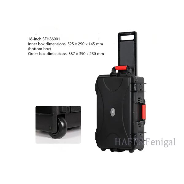 Portable Plastic Safety Case Multi-Functional Waterproof And Shockproof