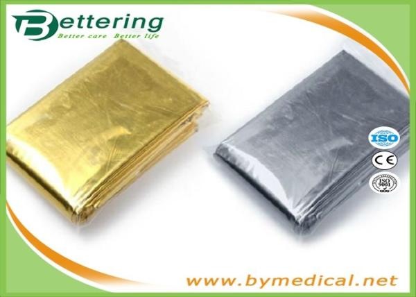First Aid Mylar Emergency Blanket , Heavy Duty Space Blanket For Outdoor Adventure