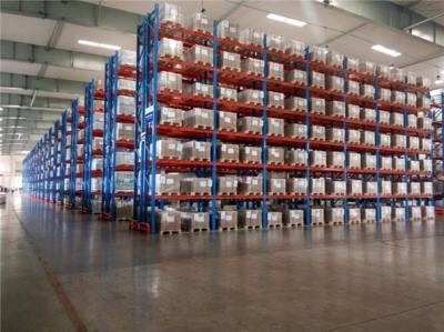 Teardrop Upright Heavy Duty Pallet Racks Material SS400 Steel Box Beam 160 X 50 X 1.5 Mm