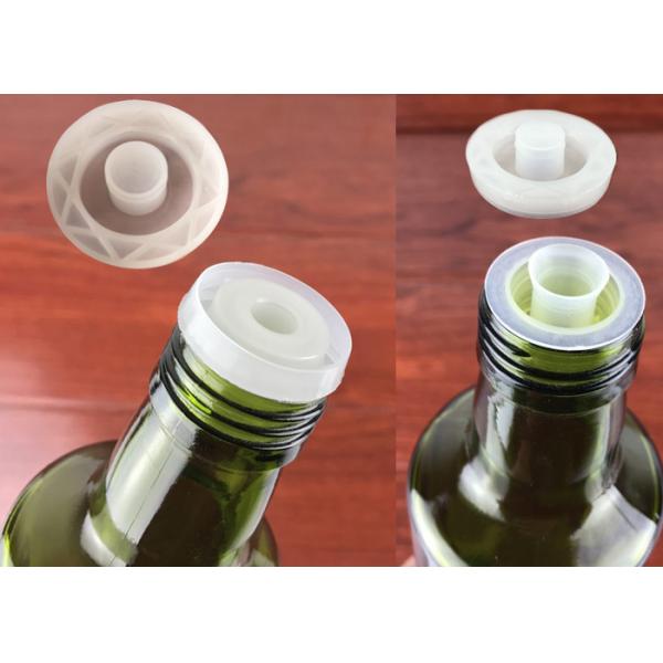 No Drip Nozzle Round Glass Olive Oil Bottle Dust Proof OEM Service Support